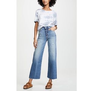 Boyish wide leg cropped jeans
